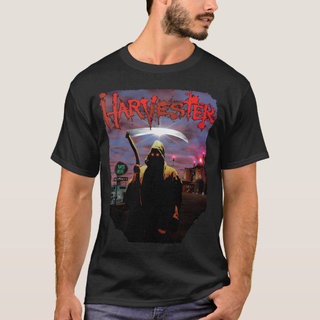 Camiseta Colhe O Design Do Cobrir De Jogo (Frente)