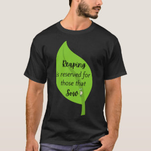 Camiseta Colhe O Que Você Veste O Gráfico De Jardinagem Cri