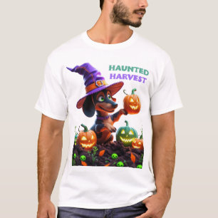 Camiseta Colheita Assombrada – Guarda de Halloween de Dachs