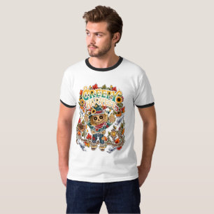 Camiseta Colheita Assustadora de Halloween