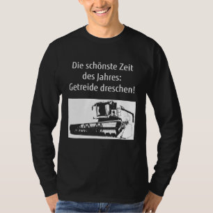 Camiseta Colheita Colheita Agricultora Agrária Cereais