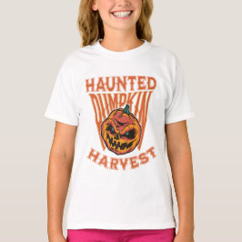 Camiseta Colheita de Abóbora Assombrada – Halloween Retrô
