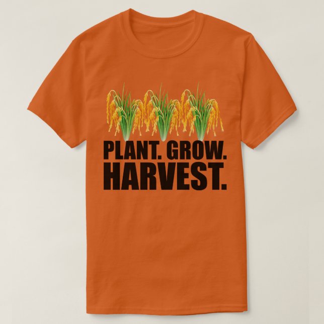 Camiseta Colheita de Arroz (Frente do Design)