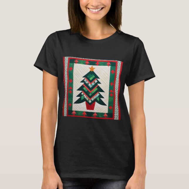 Camiseta Colheita de Árvores de Natal e Coletor (Frente)