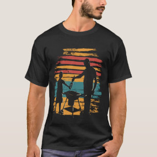 Camiseta colheita de CHURRASCOS de grilos de pai e filho