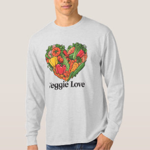 Camiseta Colheita de Coração: Um Amor por Legumes
