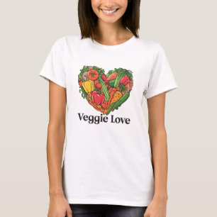 Camiseta Colheita de Coração: Um Amor por Legumes