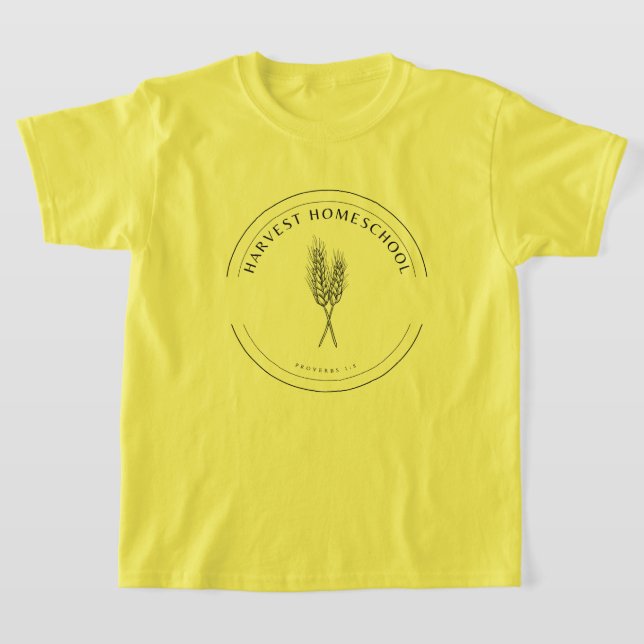 Camiseta Colheita de Crianças de Escolas Domésticas T (Postura )