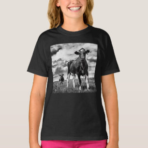 Camiseta Colheita de espera de BW