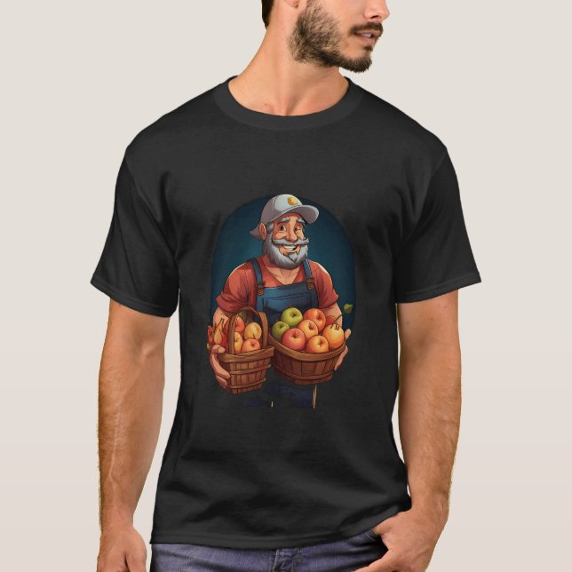Camiseta Colheita de Frutas Vegetais (Frente)