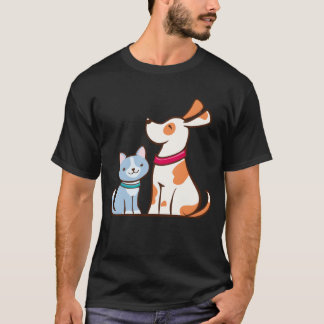 Camiseta Colheita de gatos e cães
