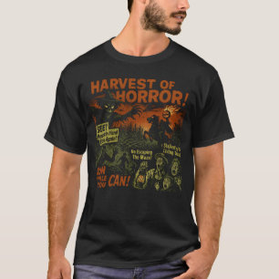 Camiseta Colheita De Horror, Milho, Poster Halloween
