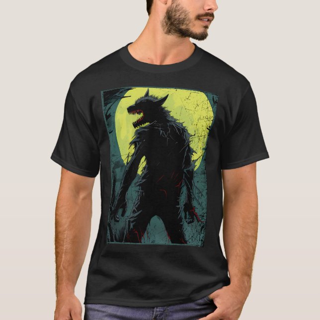 Camiseta colheita de lobo (Frente)