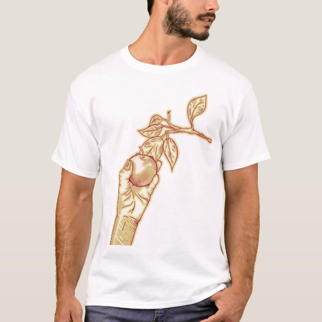 Camiseta Colheita de maçãs (Frente)