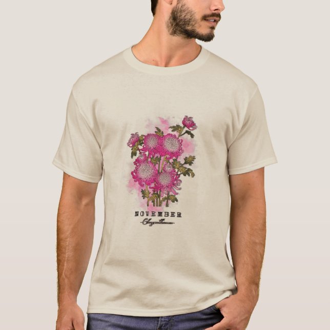 Camiseta Colheita de novembro: Designs de queda confortável (Frente)
