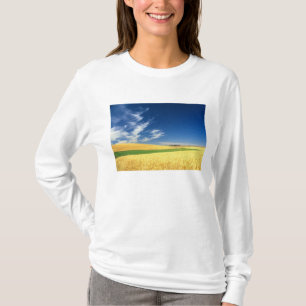 Camiseta Colheita de trigo no Palouse no leste