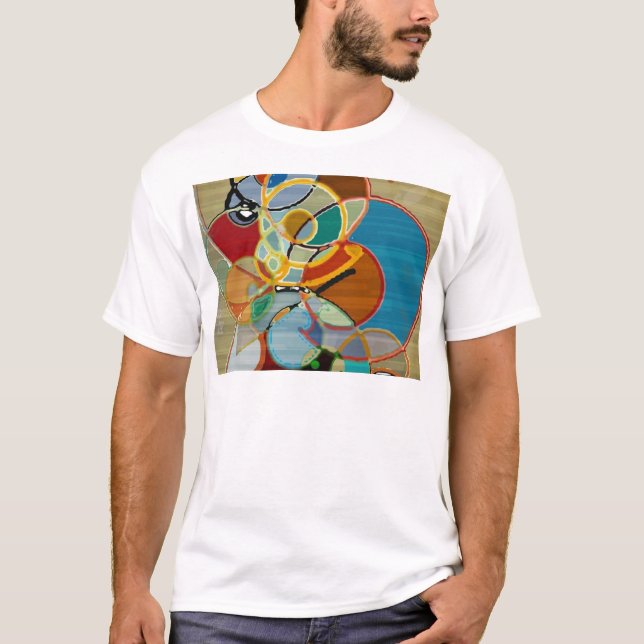 Camiseta Colheita do outono - abstrato (Frente)