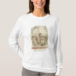 Camiseta Colhendo alho-porros, 'de Tacuinum Sanitatis