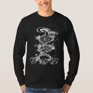 Camiseta Colher Cogumelos Está No Meu DNA Shroom Micologia