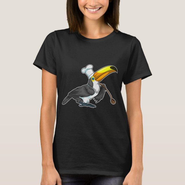 Camiseta Colher de Cozinhar Toucan Chef (Frente)