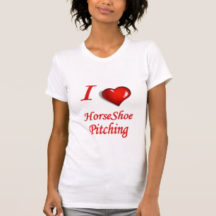 Camiseta Colher ocasional das ferraduras das senhoras