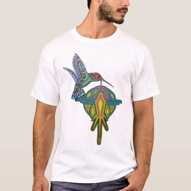 Camiseta colibri - 2010 como o tshirt (Frente)