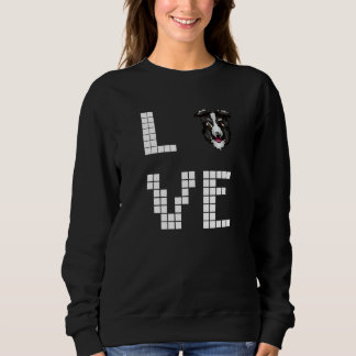 Camiseta Colie  Cachorro  Pixel Arte