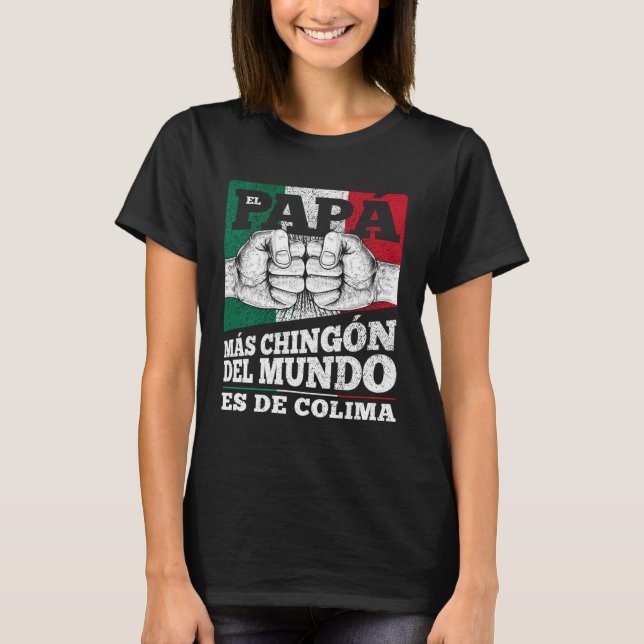 Camiseta Colima Mexico Dia del papá (Frente)