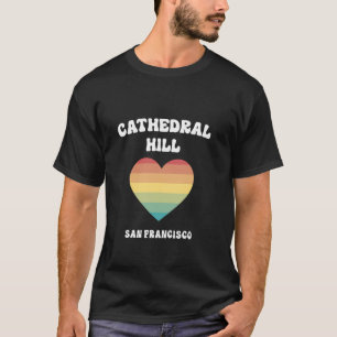 Camiseta Colina da Catedral São Francisco Califórnia LGBTQ