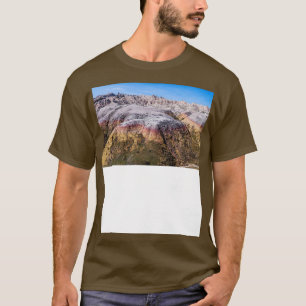 Camiseta Colinas amarelas e verdes cor-de-rosa