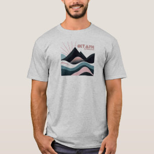 Camiseta Colinas Coloridas do Parque Nacional da olimpiadas