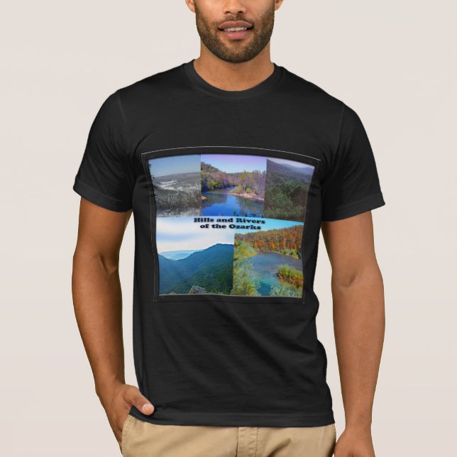 Camiseta Colinas e rios das Ozarks (Frente)
