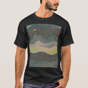 Camiseta Colinas naturais: Padrão de paisagem