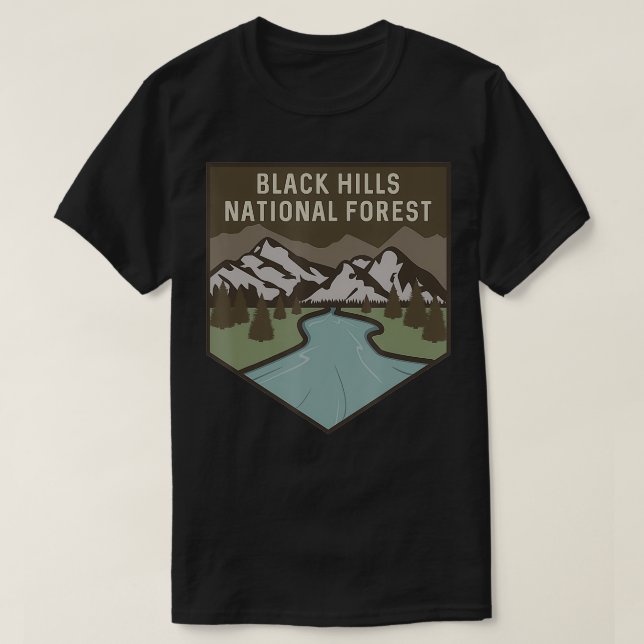 Camiseta Colinas Negras - Floresta Nacional (Frente do Design)