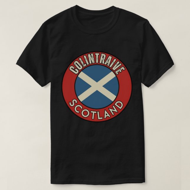 Camiseta Colintraive, Escócia (Frente do Design)