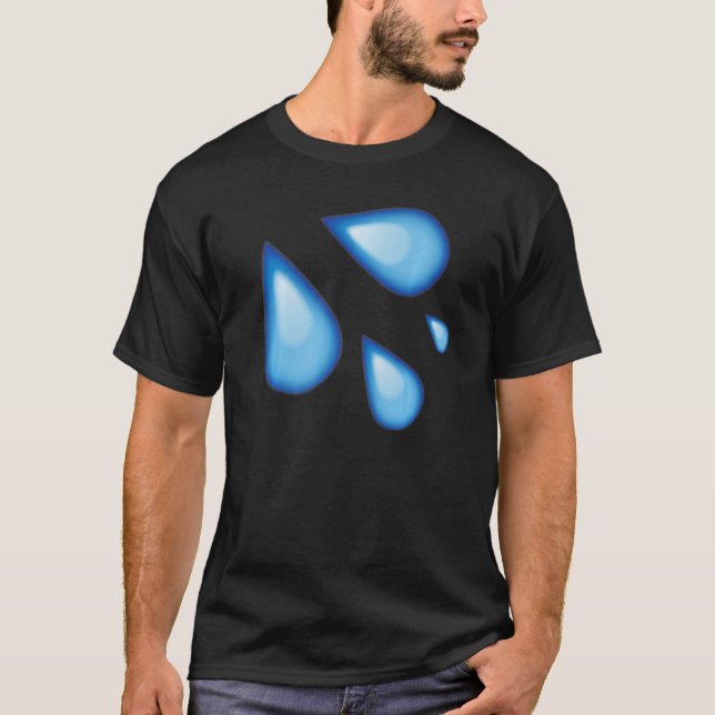 Camiseta Colírio Motivo Colírio Água Gráfico Mosca e (Frente)