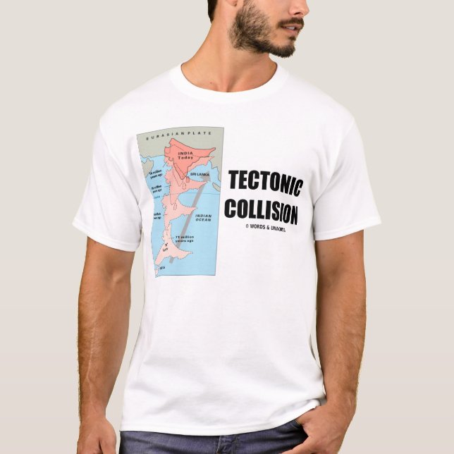 Camiseta Colisão tectónico (Himalayas) (Frente)