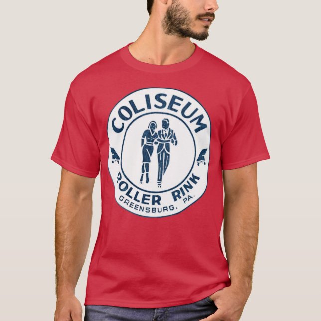 Camiseta Coliseum Roller Rink - Greensburg, PA (Frente)