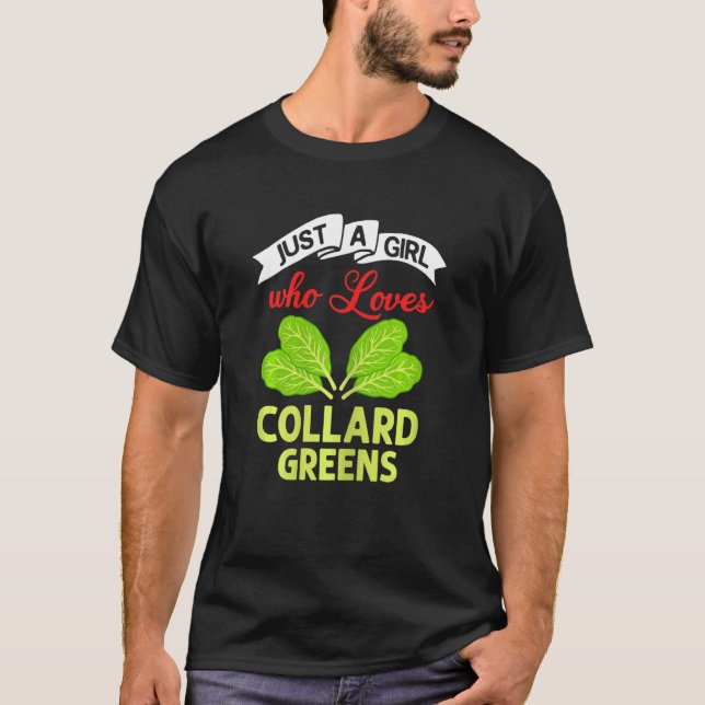 Camiseta Collard Greens Recebe Plantas Vogáveis (Frente)