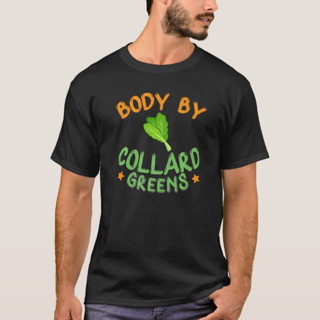 Camiseta Collard Greens Recebe Plantas Vogáveis (Frente)