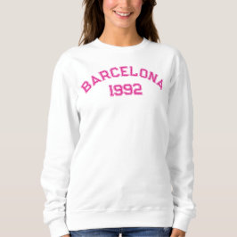 Camiseta College - Barcelona - Pink