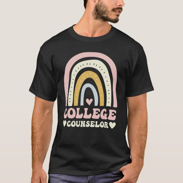 Camiseta College counselor appreciation high school counsel (Frente)