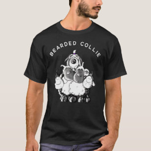 Camiseta Collie Com Ovelhas, Raça De Cachorro.