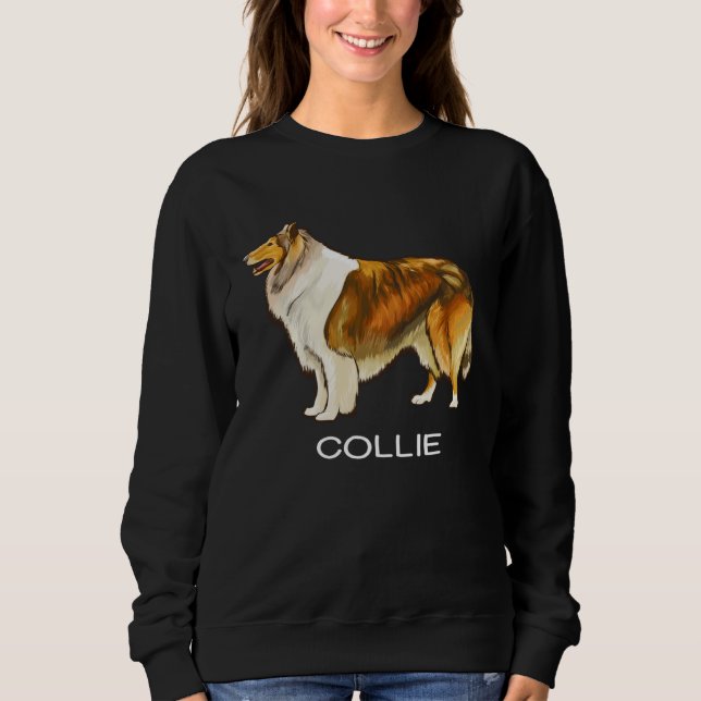 Camiseta Collie Crazy Dog (Frente)