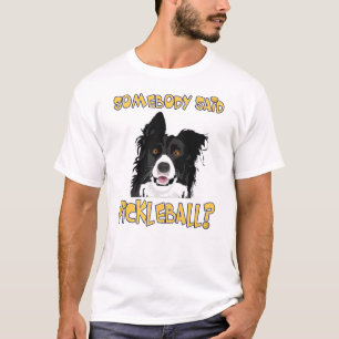 Camiseta Collie de Borda de Pickleball