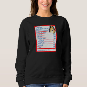 Camiseta Collie Dog Breed Proprietário Fatos Nutricionais E