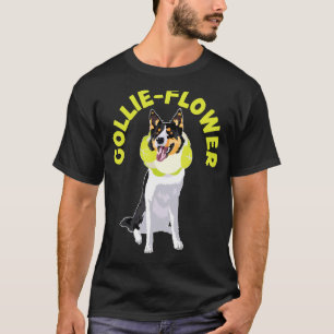 Camiseta Collie Flower Dog Puppy Paw Love Border Collie 1