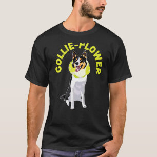 Camiseta Collie Flower Dog Puppy Paw Love Border Collie 1