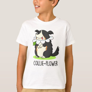 Camiseta Collie-flower Funny Border Collie Dog Pun