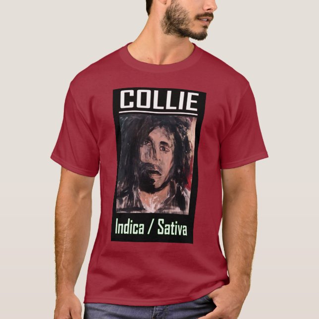 CAMISETA COLLIE INDICA SATIVA (Frente)